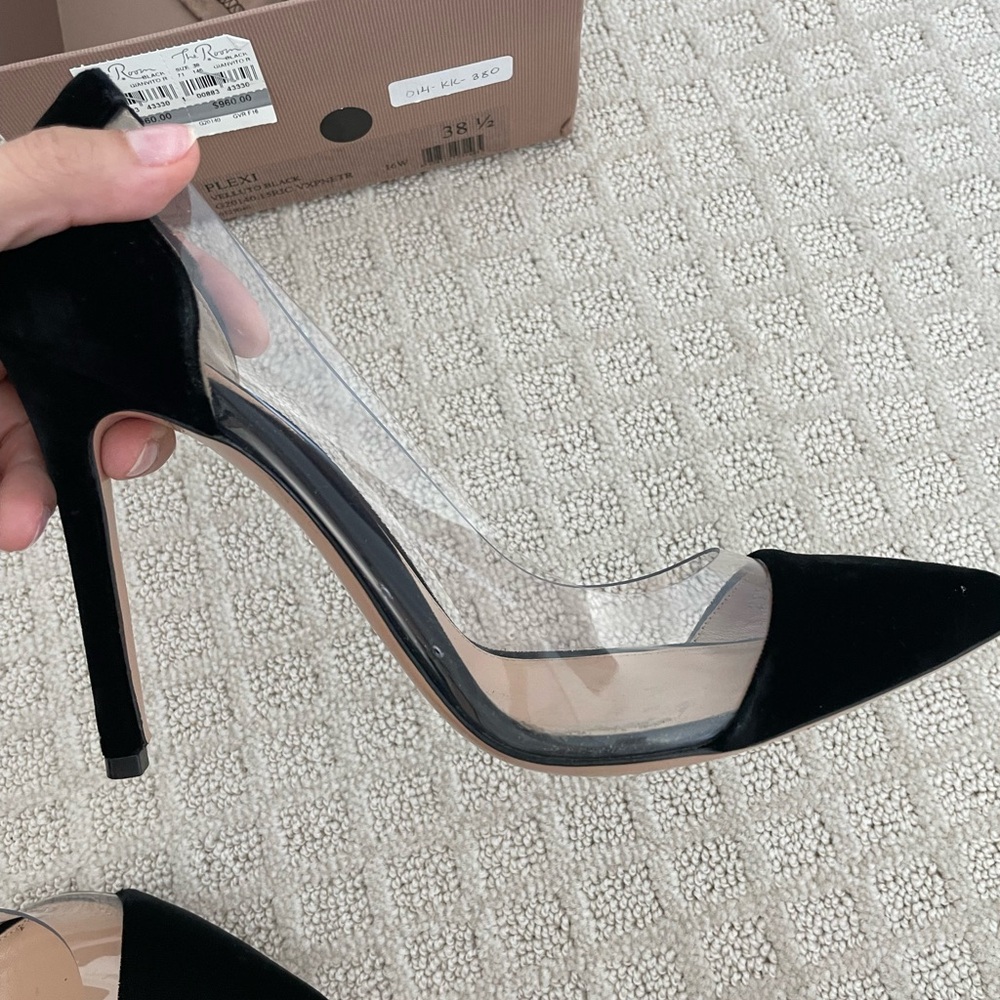 Plexi Pointed Toe Pump - image 7